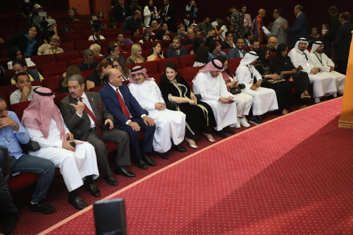 جانب من الحضور في قاعة افريكا- الصورة من المكتب الإعلامي لوزارة الثقافة