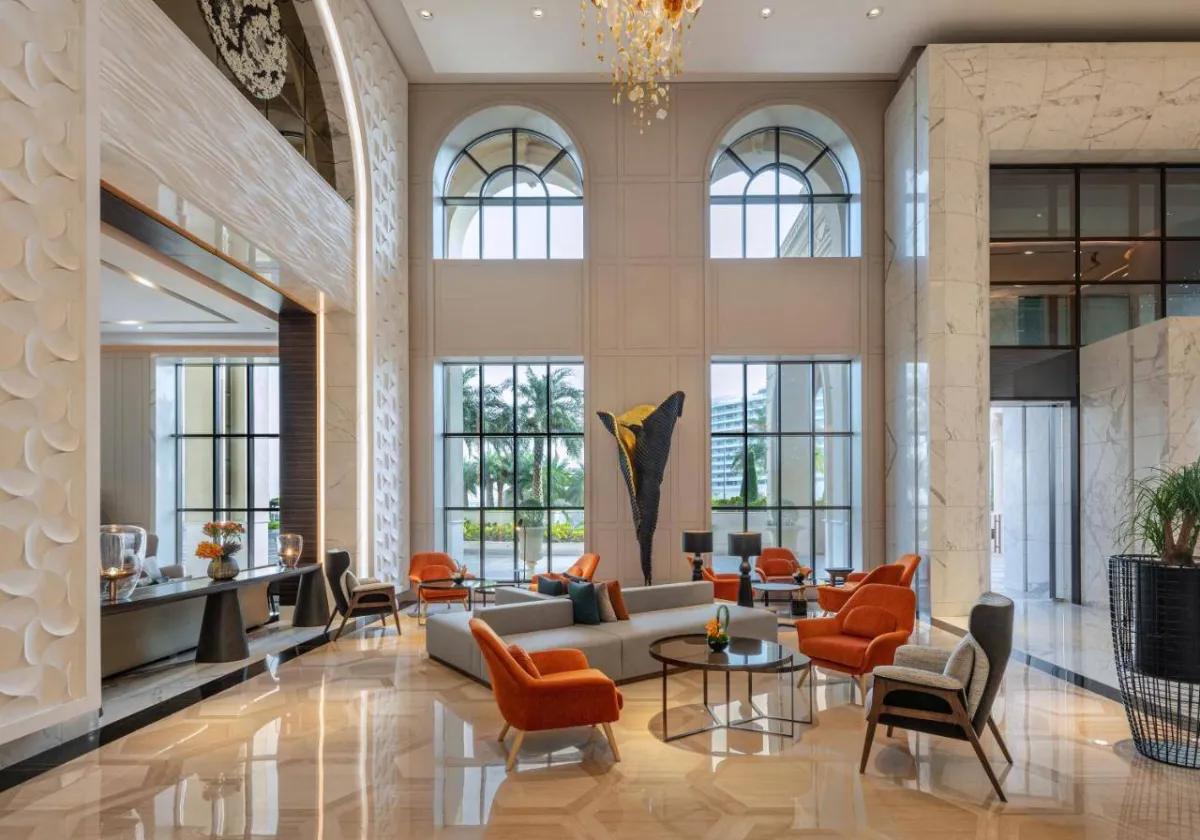 اللوبي في فندق لو رويال ميريديان الدوحة