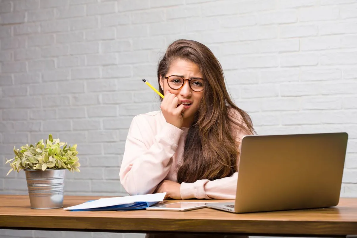 صورة للشعور بالقلق