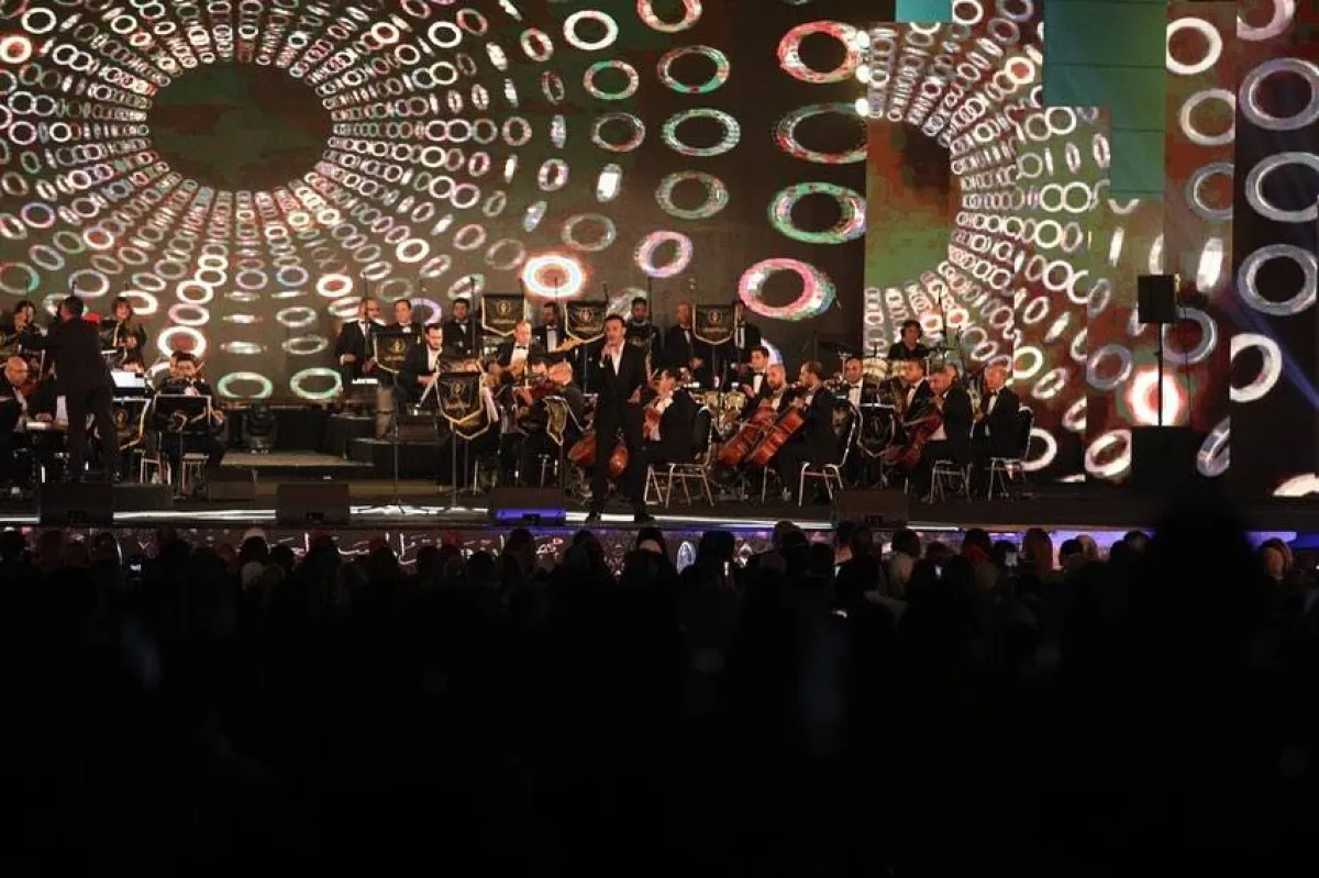 كواليس حفل صابر الرباعي في دار الأوبرا المصرية - صورة من صفحته على انستغرام 