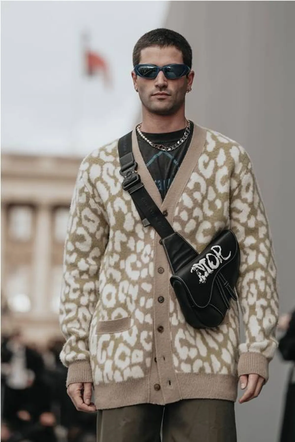 كنزة صوف أوفر سايز من ستريت فاشن Street Fashion