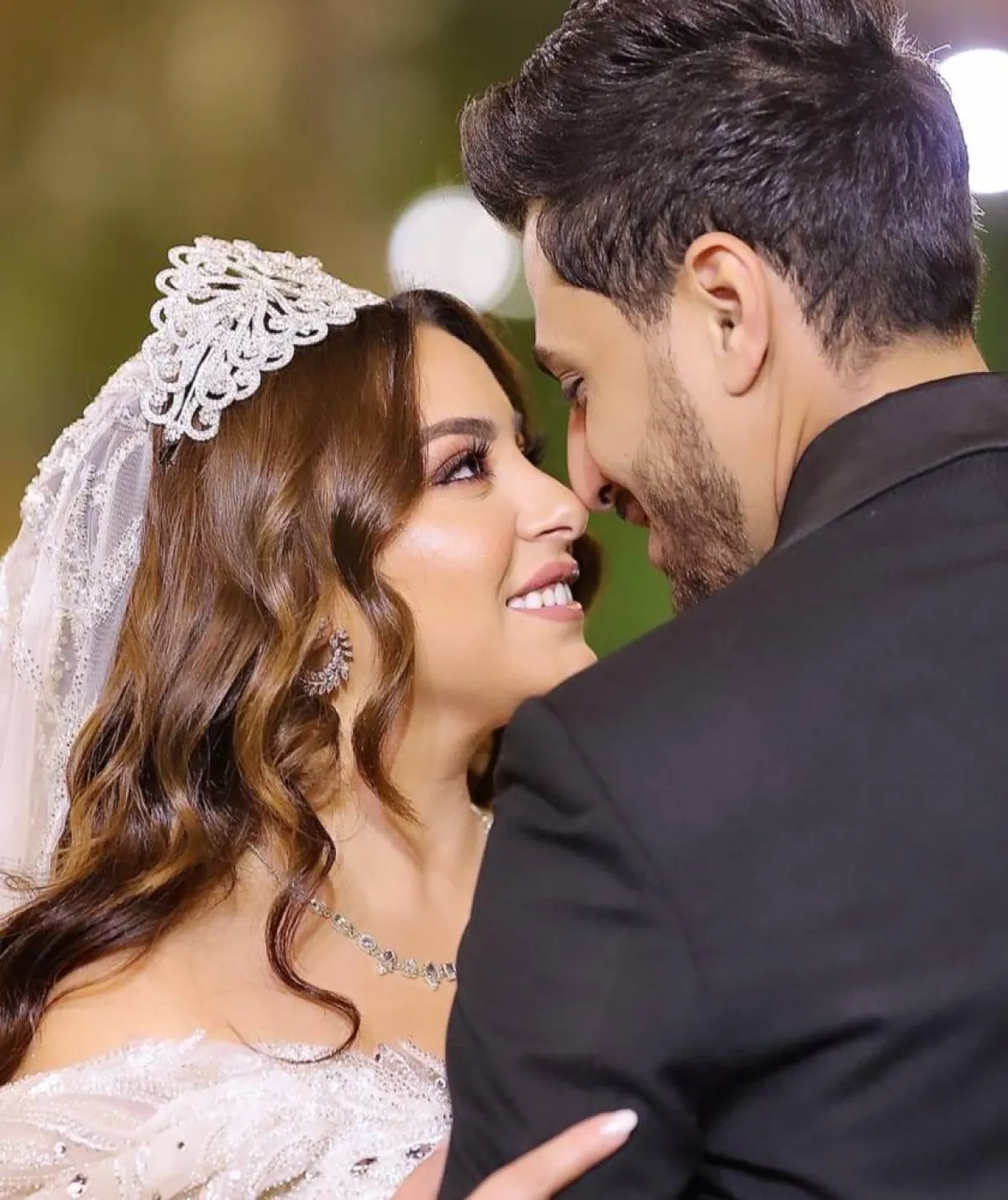 حفل زفاف إلهام عبد البديع ووليد سامي - صورة من صفحتها على انستغرام