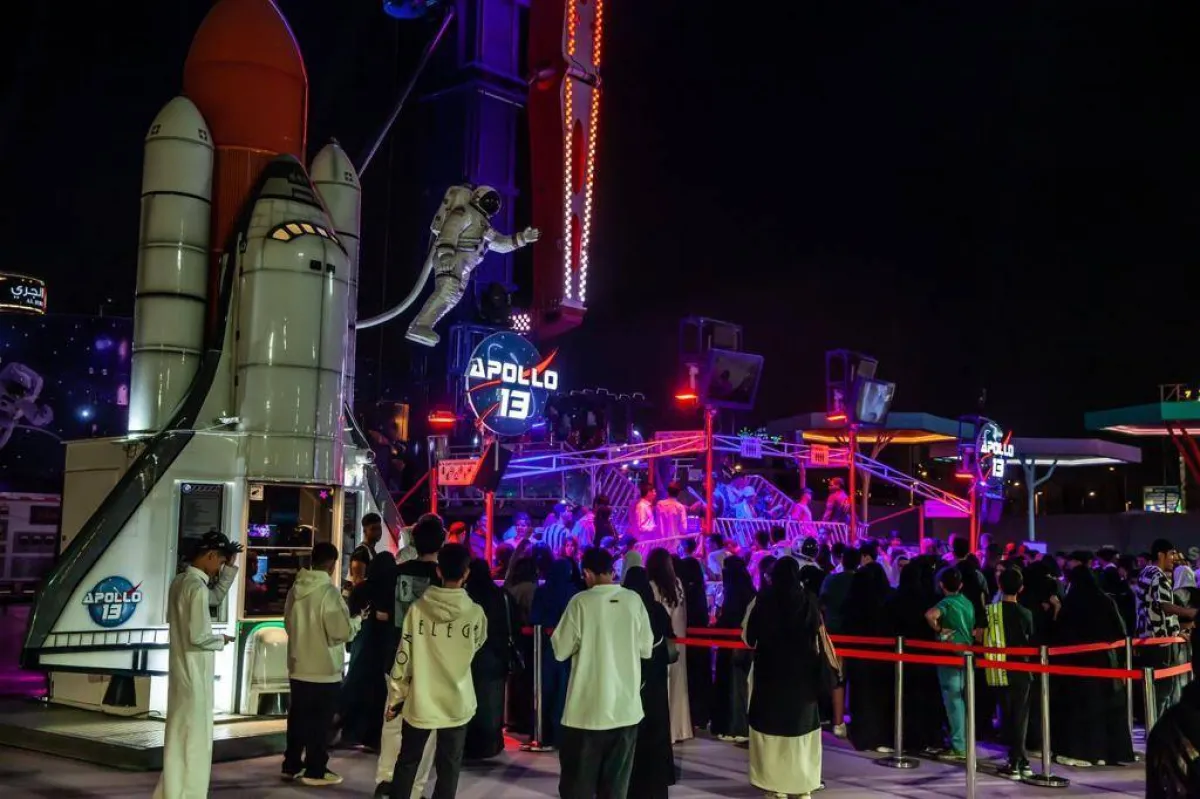 استمتع الزوار بتجربة استثنائية. الصورة من الحساب الرسمي لموسم الرياض