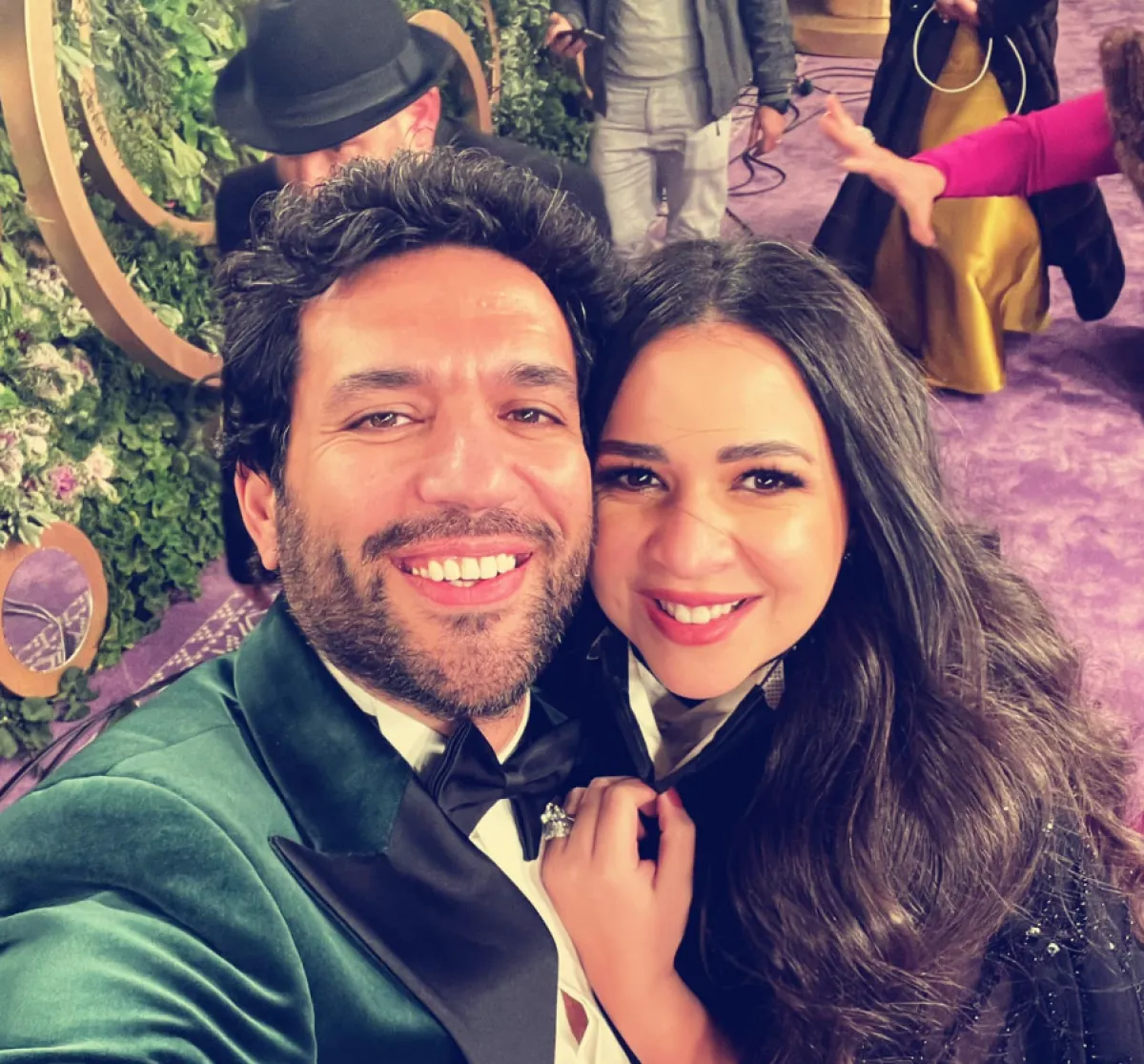 حسن الرداد وإيمي سمير غانم - الصورة من حساب حسن الرداد في فيسبوك