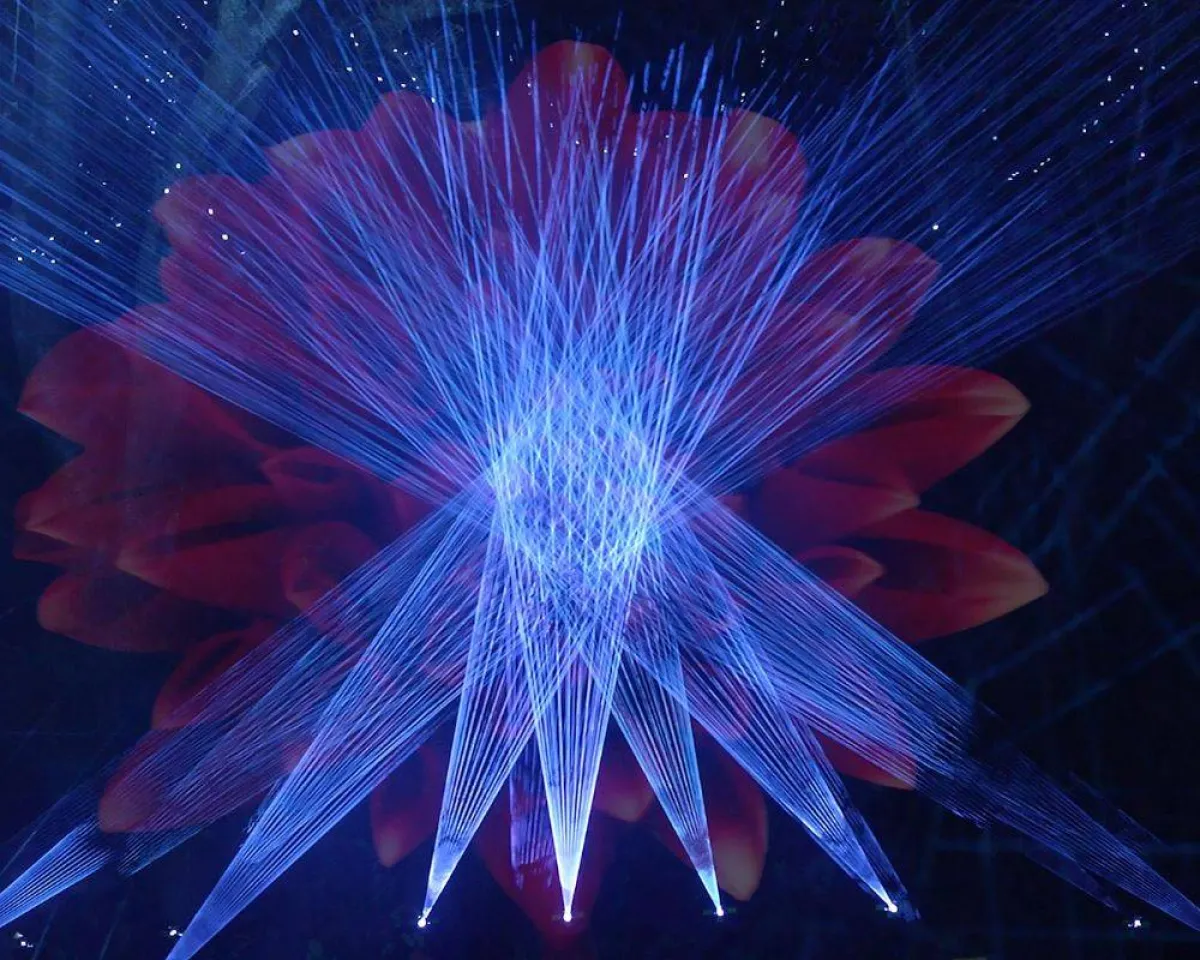 من أعمال نور الرياض -الصورة من  الهيئة الملكية لمدينة الرياض