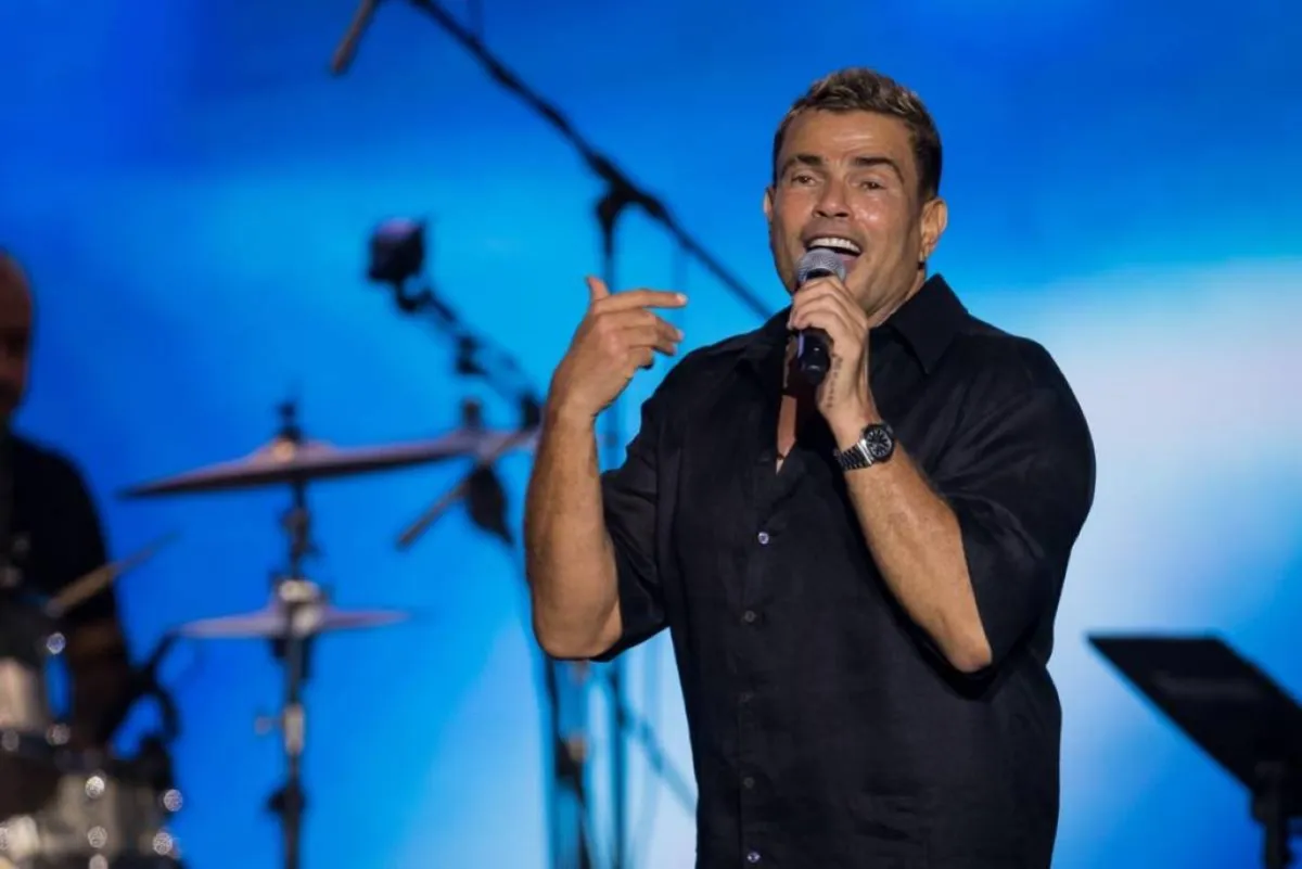 عمرو دياب - الصور مقدمة من المركز الاعلامي ل بنش مارك