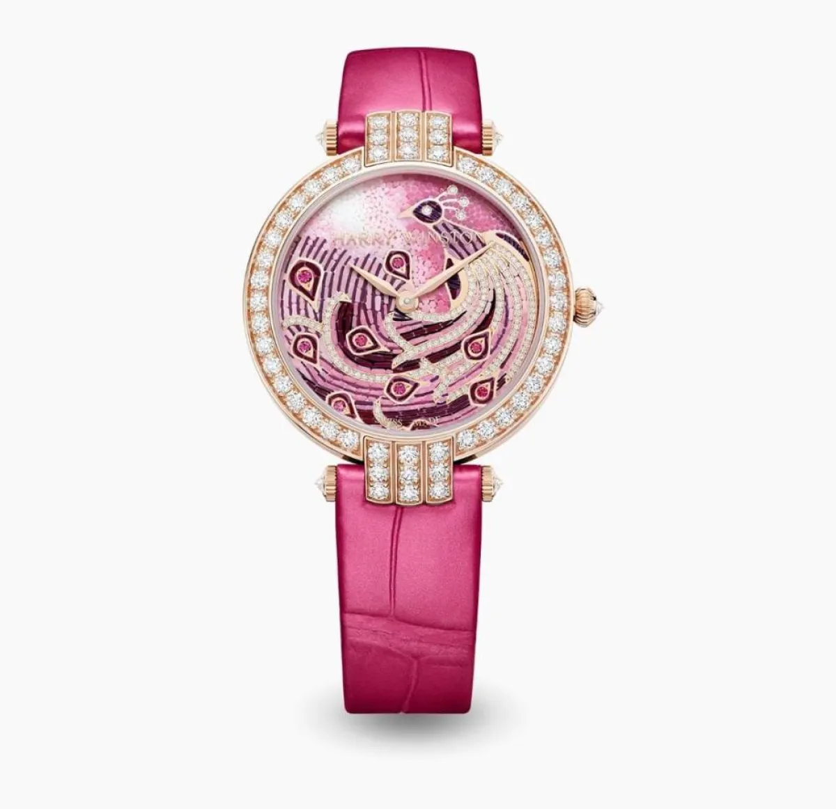 ساعة Premier Precious Peacock من هاري وينستون Harry Winston 