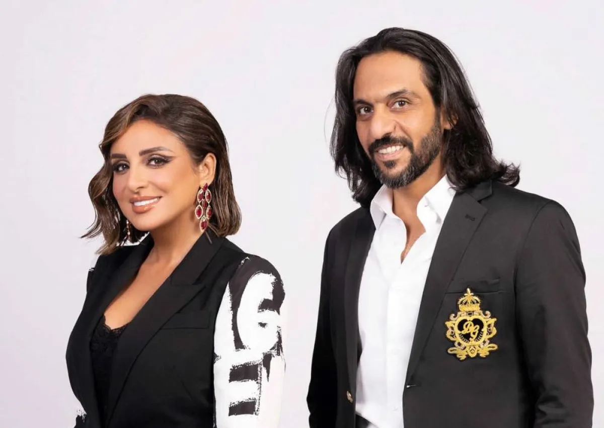 بهاء سلطان وأنغام -الصورة من صفحة أنغام على الفيس بوك