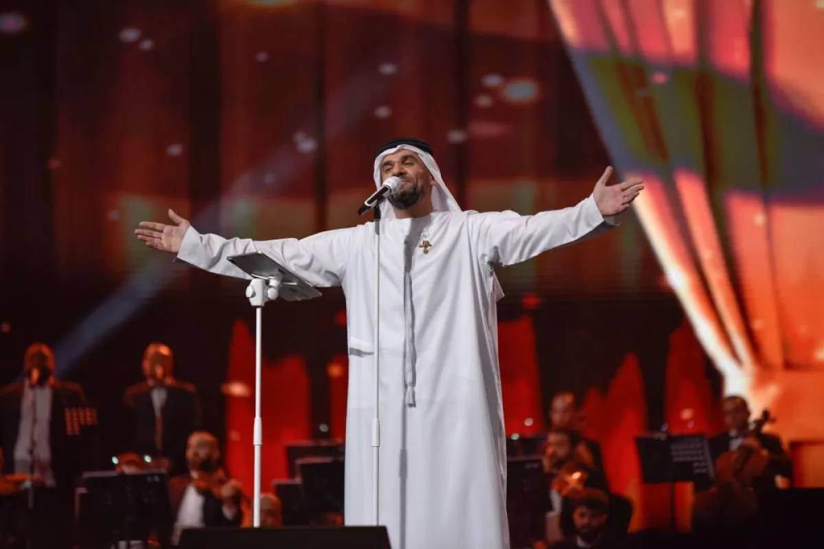 حسين الجسمي على مسرح محمد عبده -الصورة من حساب موسم الرياض على تويتر