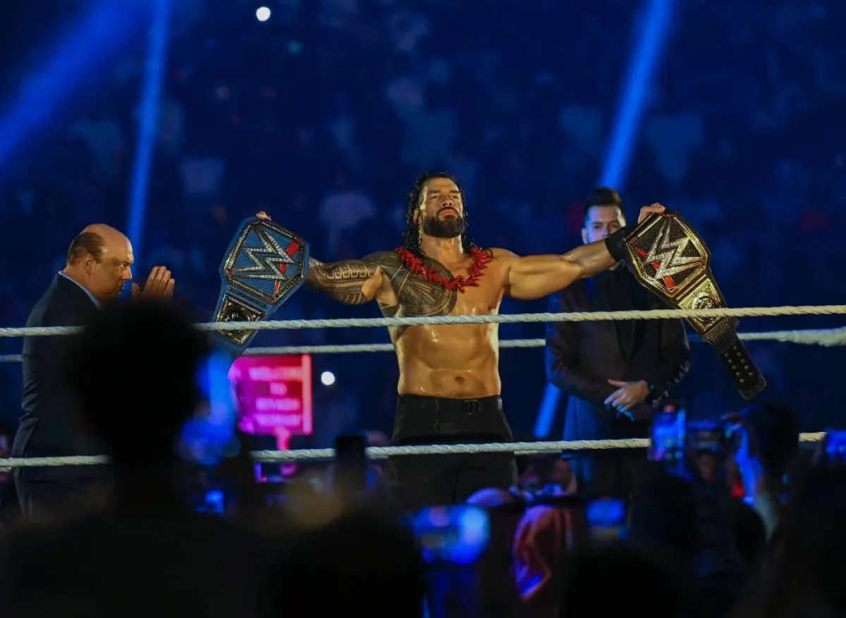  متصدرا الترند العالمي.. رينز يحافظ على لقب بطل WWE في موسم الرياض 2022