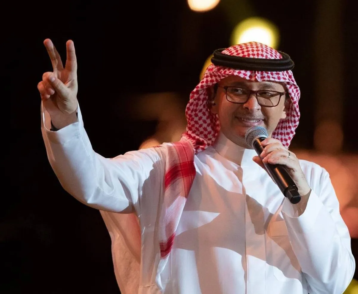 الفنان عبد المجيد عبد الله - صورة من صفحته على انستغرام