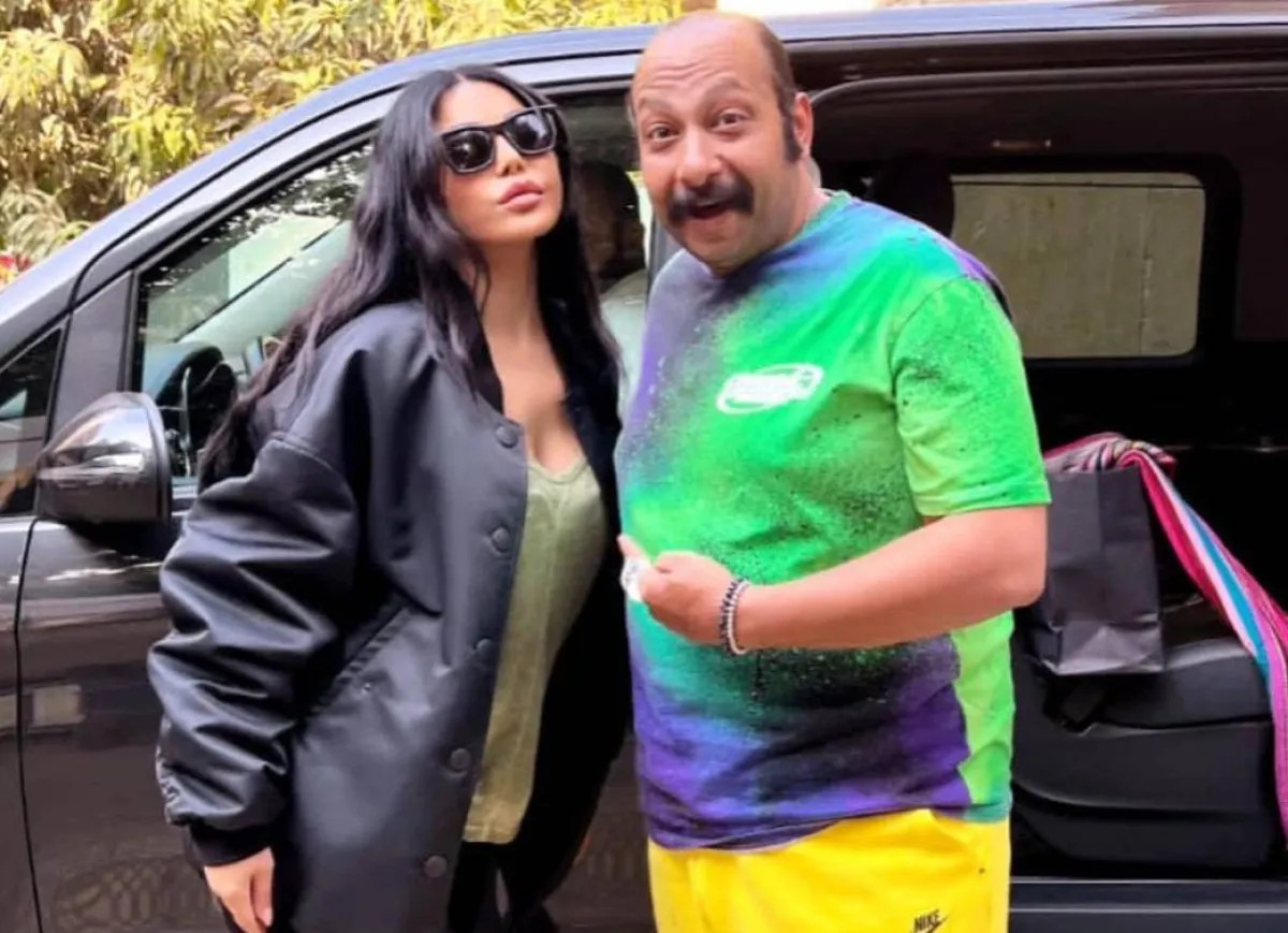 محمد ثروت برفقة هيفاء وهبي - صورة من صفحته على انستغرام