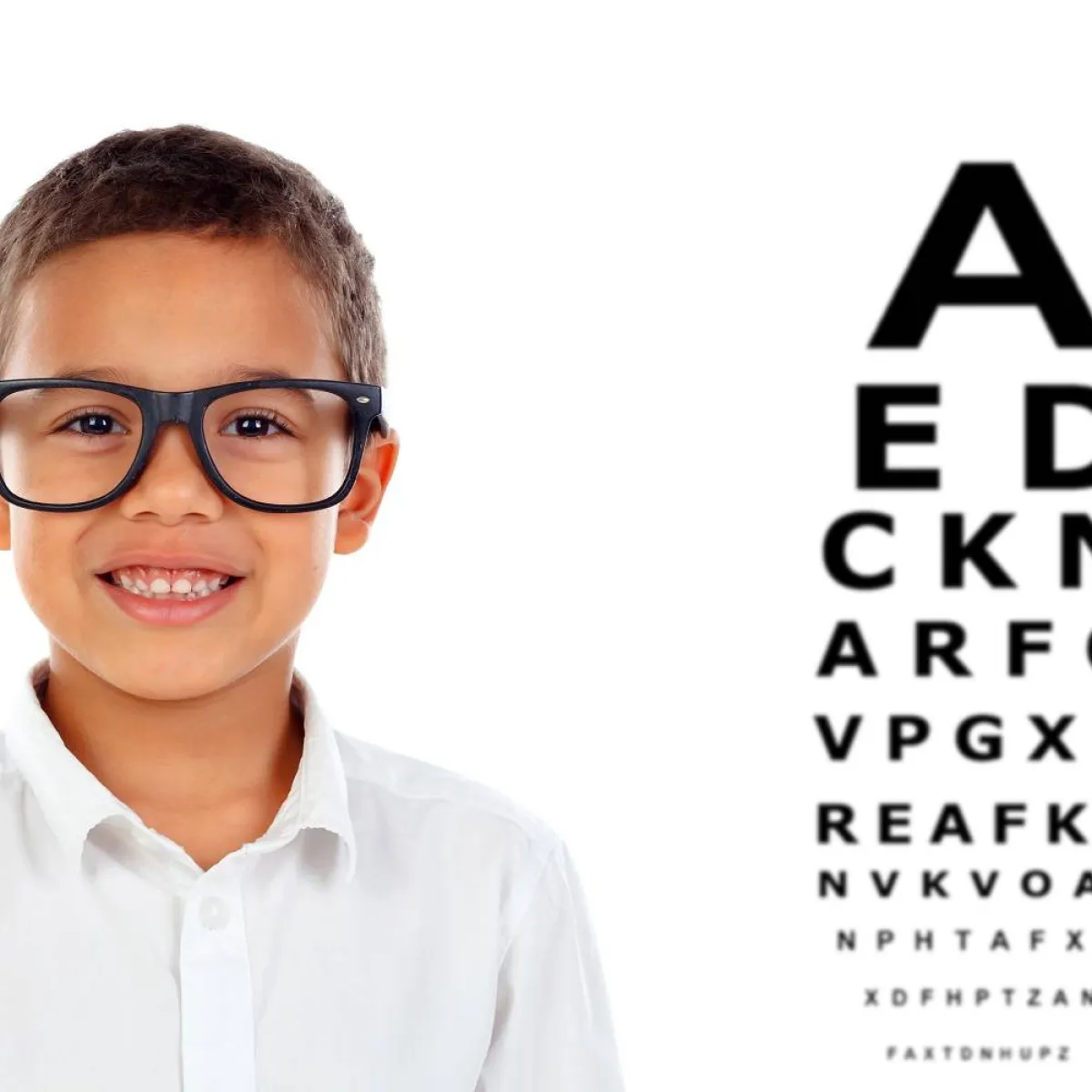 صورة لطفل ولوحة الكشف