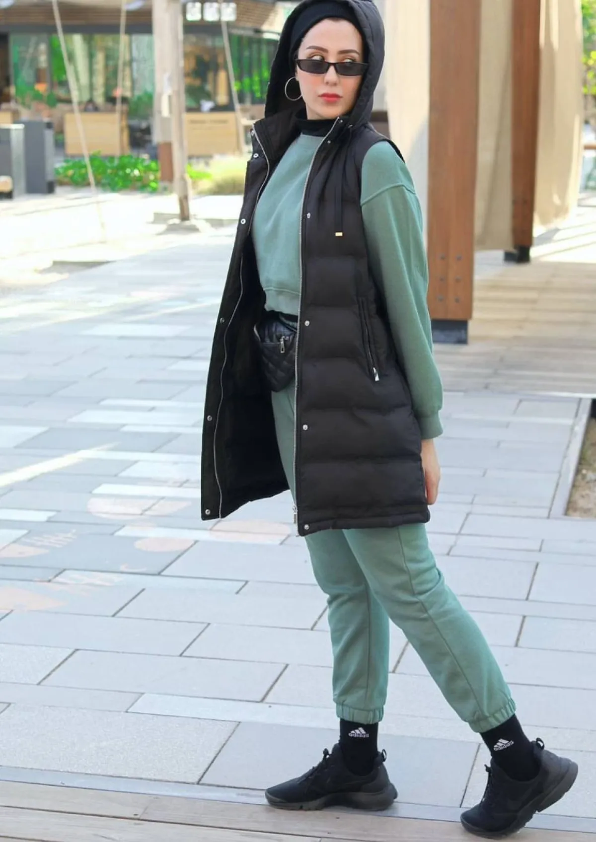 شهد ناصر باطلالة شتوية