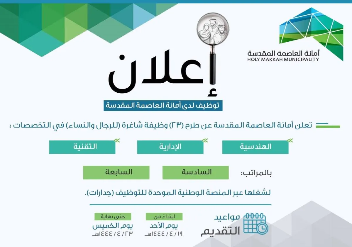 أمانة العاصمة المقدسة