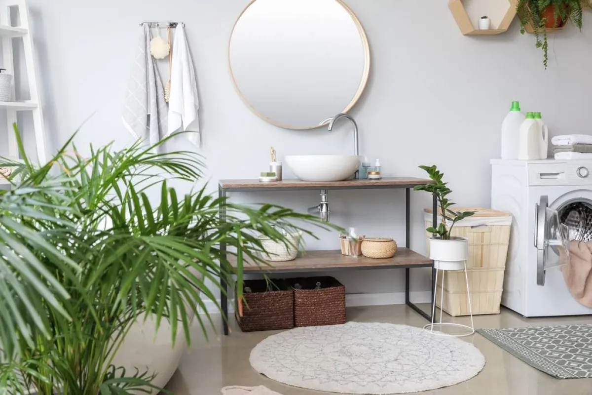 اللون الأبيض في الحمّام