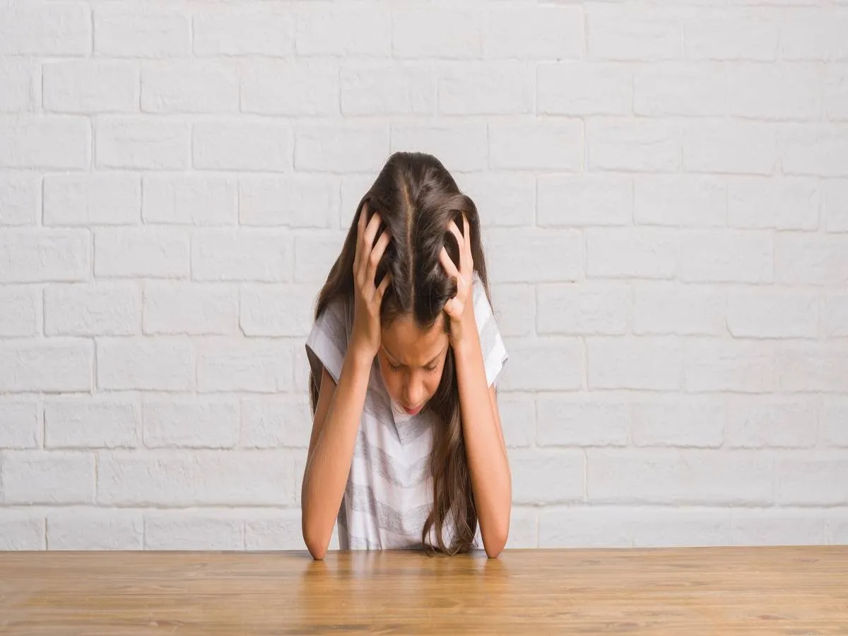 صورة لطفلة غاضبة