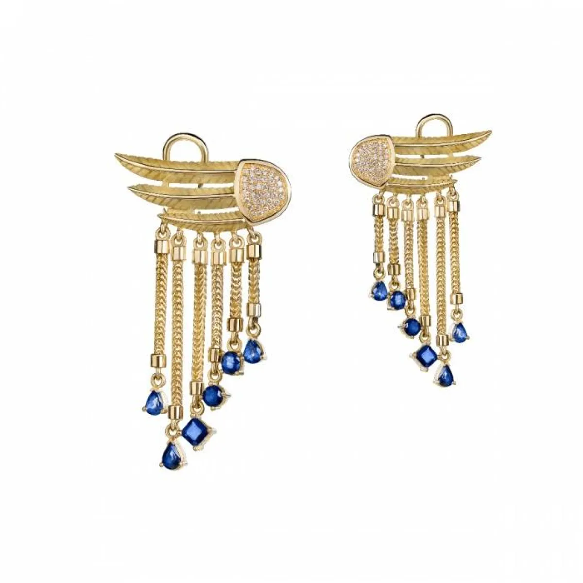 أقراط  The Wings من عزة فهمي Azza Fahmy