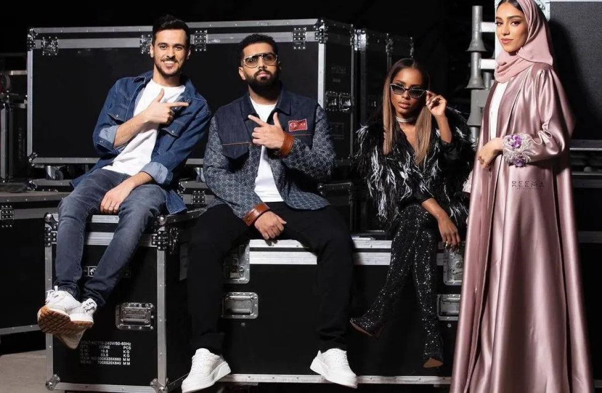 كواليس حفل ختام دورة الألعاب السعودية - صورة من صفحة زينة عماد على انستغرام