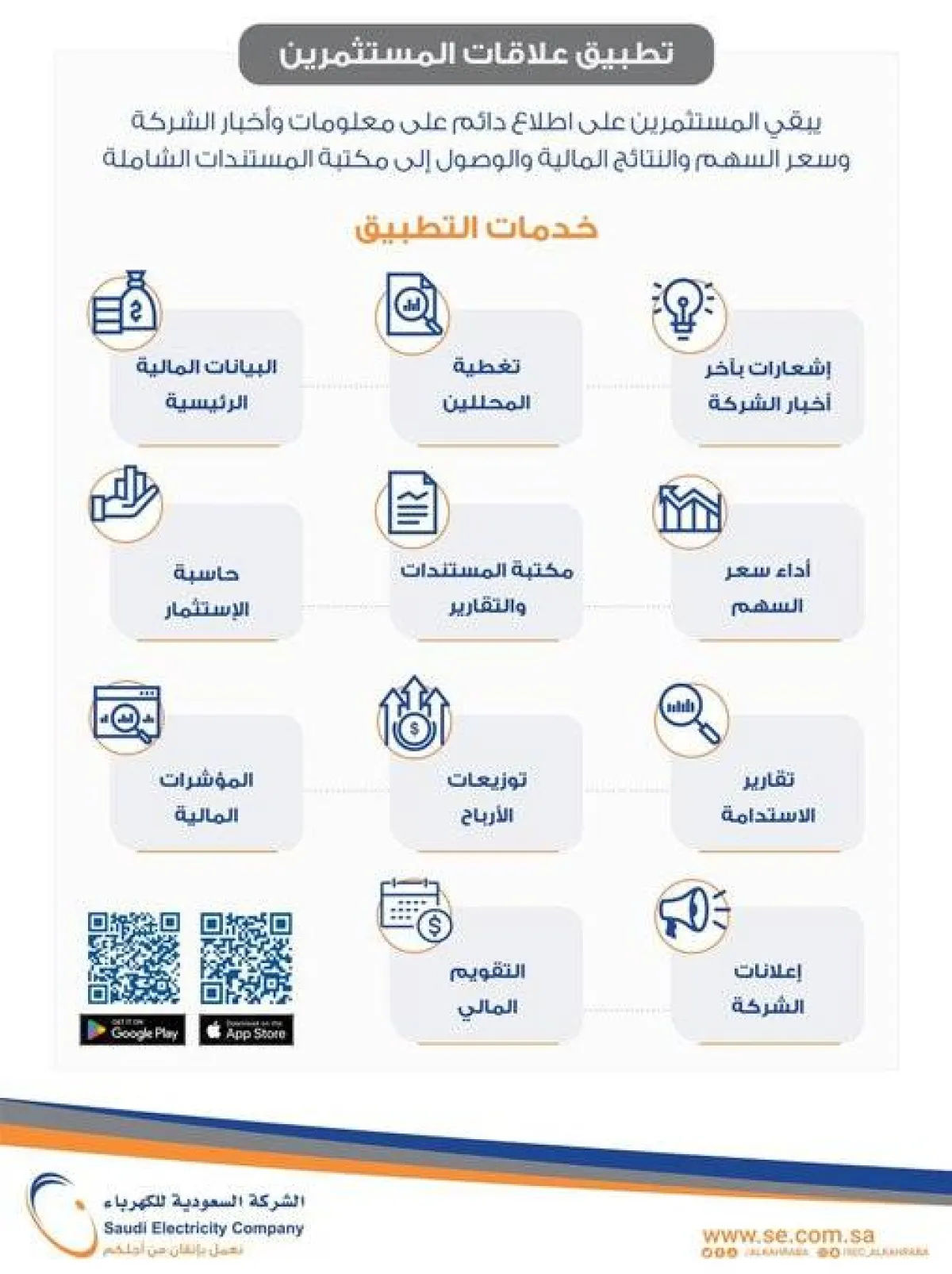 تطبيق علاقات المستثمرين