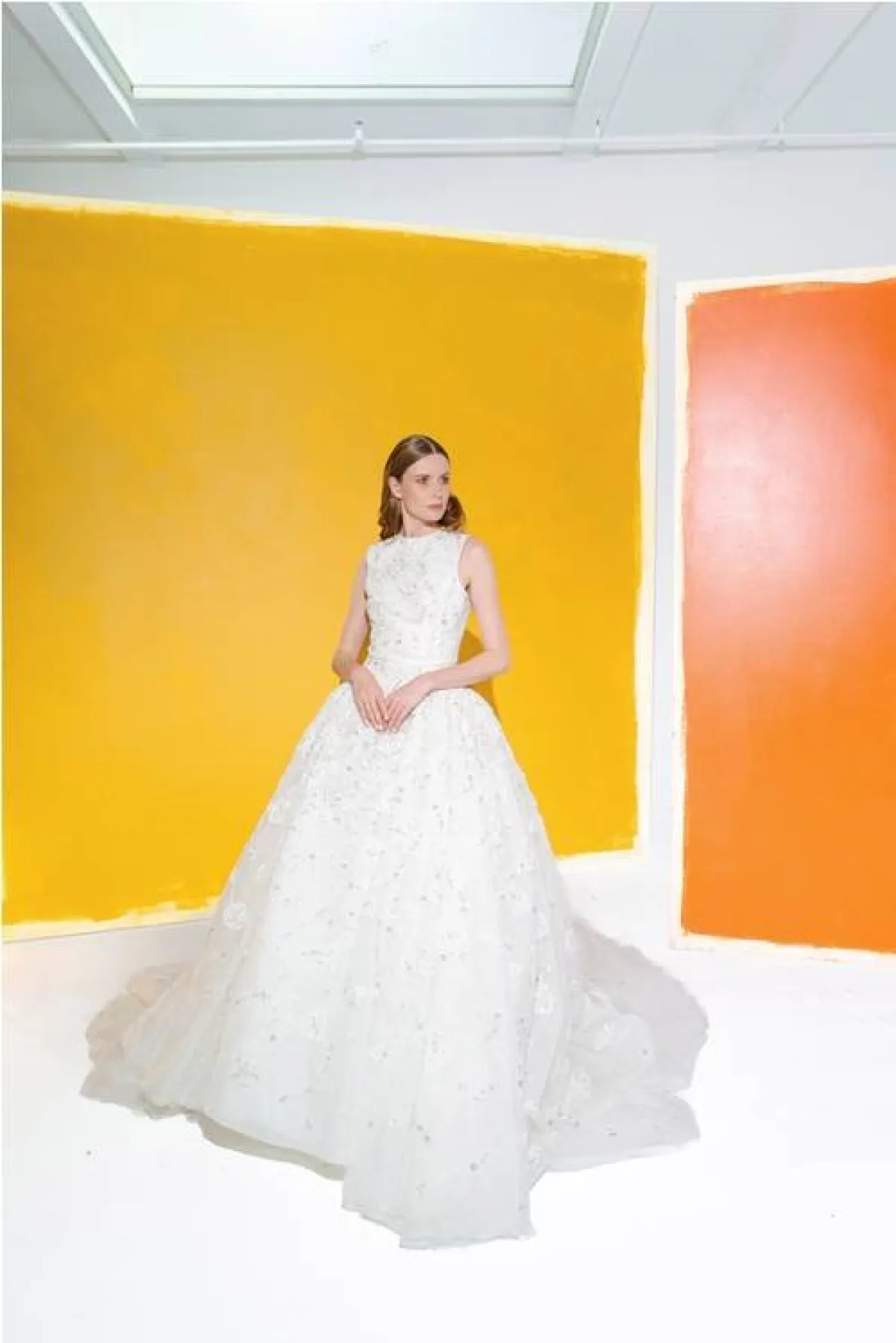 فستان زفاف منفوش من بيتر لانغنر Peter Langner