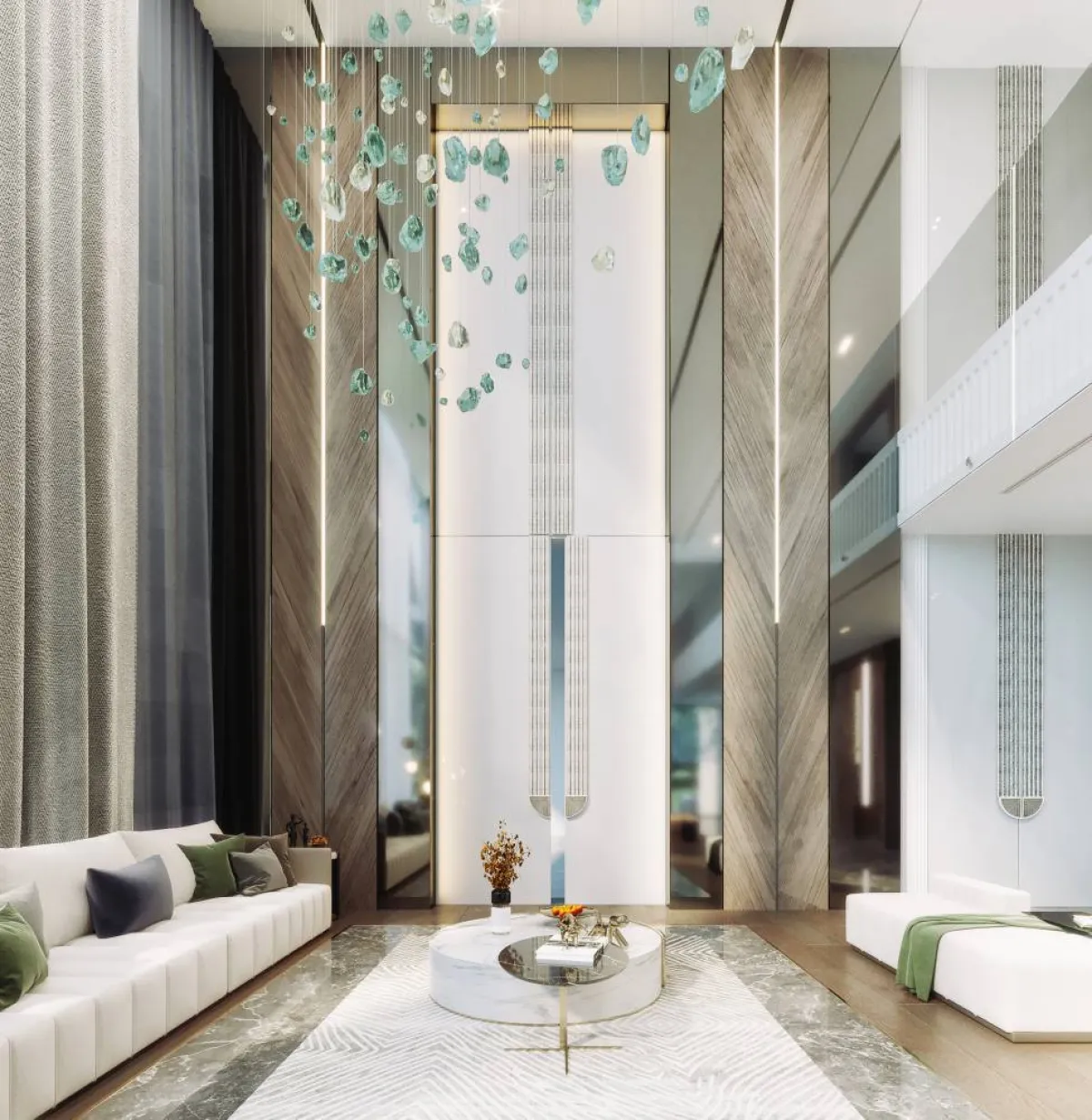 الأبواب الداخليّة تشابه لوحات فنّية متقنة