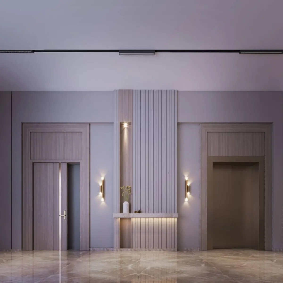 لا بدّ من تحقيق التناسق بين الأبواب وعناصر الديكور الأخرى