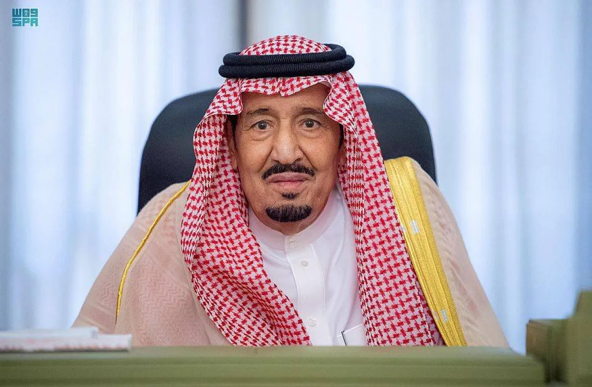 الملك سلمان خلال زيارته- الصورة من واس 