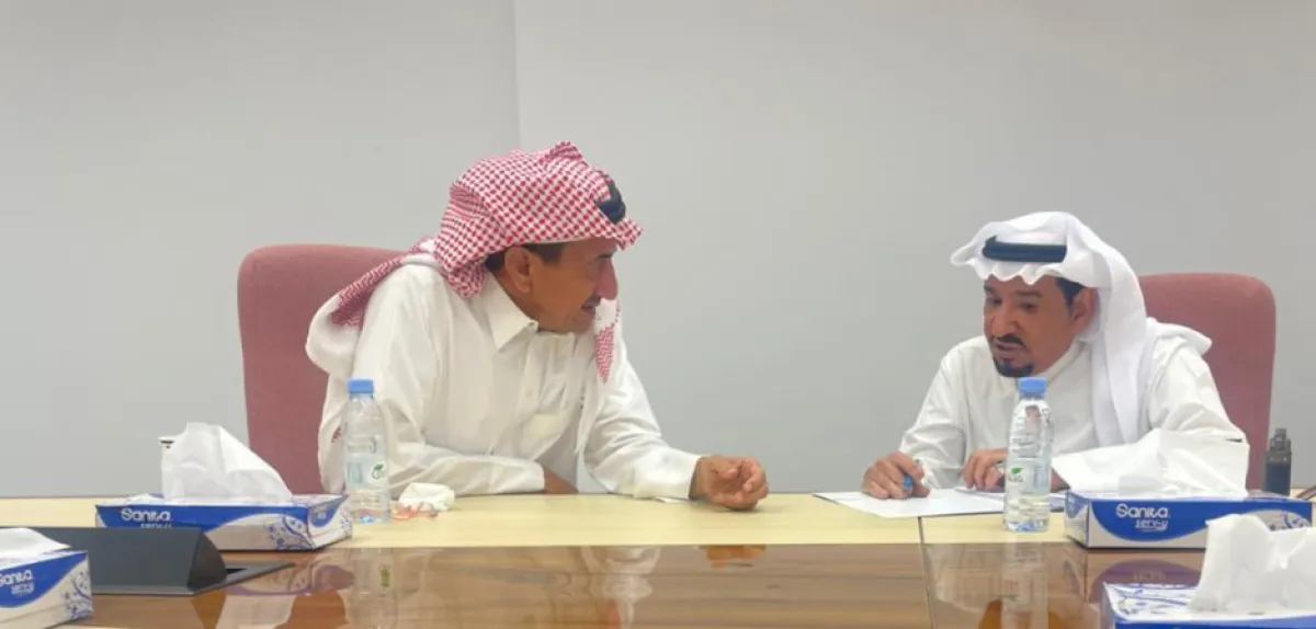 عبد الله السدحان وناصر القصبي- الصورة التي نشرها الأستاذ تركي آل الشيخ رئيس مجلس إدارة الهيئة العامة للترفيه على تويتر