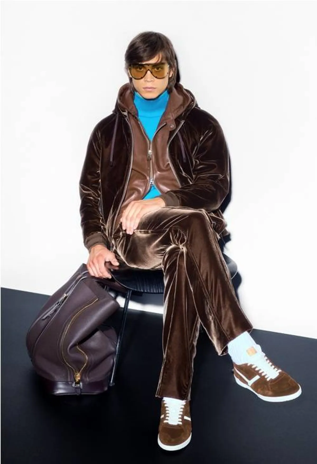 تنسيق اللون البني من توم فورد Tom Ford