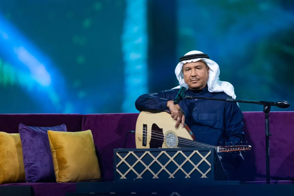 محمد عبده في ليلة فنان العرب -الصورة من حساب موسم الرياض على تويتر