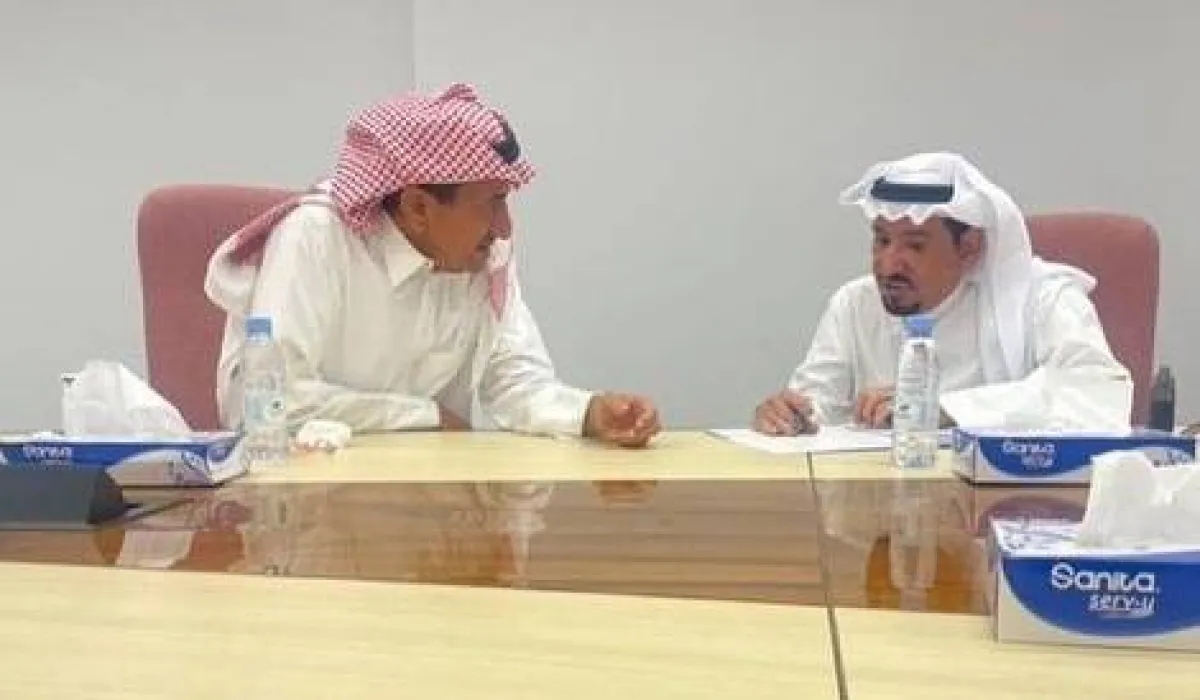 الفنان عبد الله السدحان والفنان ناصر القصبي - صورة من صفحة الهيئة العامة للترفيه على انستغرام