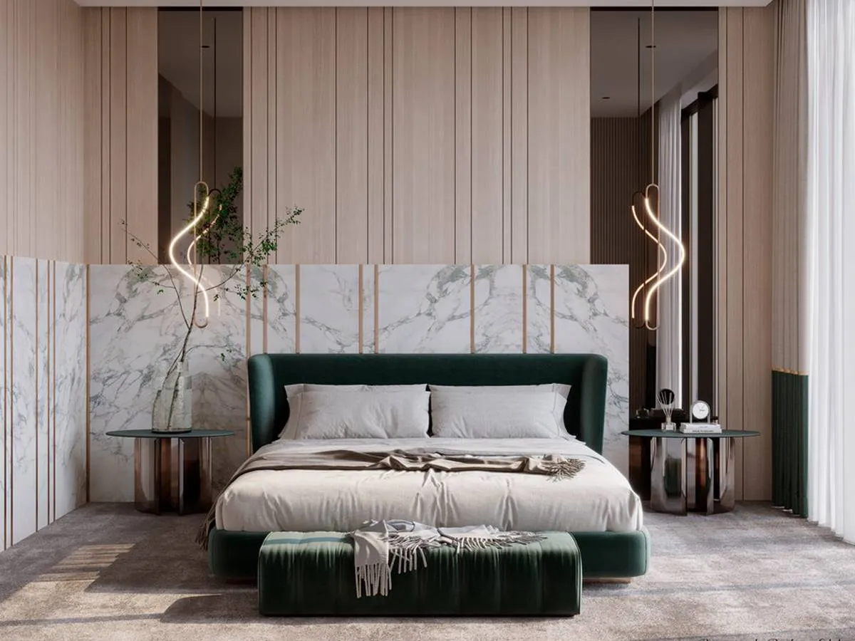 غرفة النوم المعاصرة