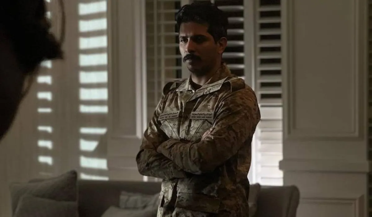 أيمن مطهر كواليس مسلسل الهبوب - صورة من صفحته على انستغرام