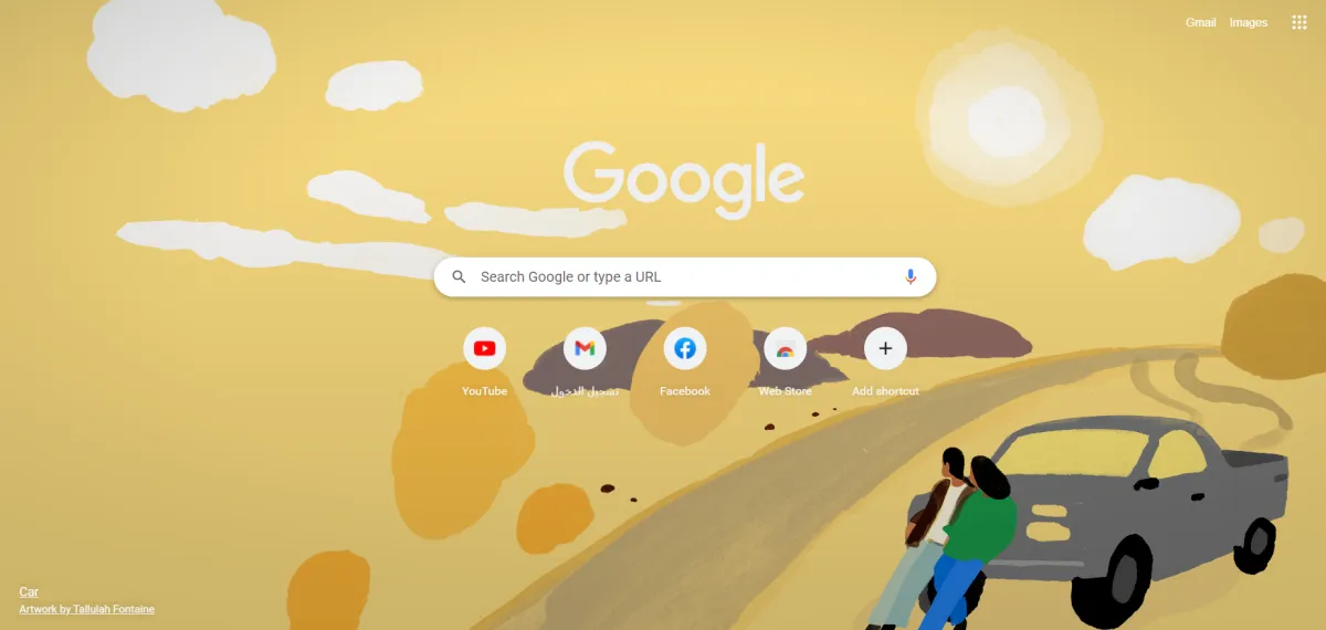 ميزة جديدة للتصميمات العصرية يطلقها جوجل - الصورة من متصفح جوجل كروم