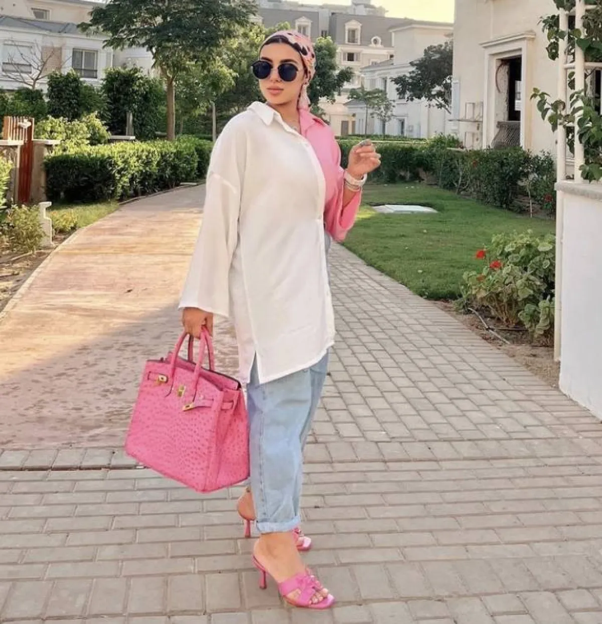 هدير عاطف باطلالة كاجوال