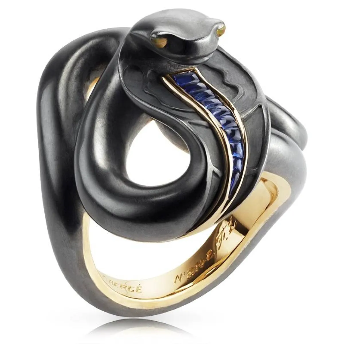 خاتم Black Sea Serpent Frederic Zaavy من فابرجيه Fabergé