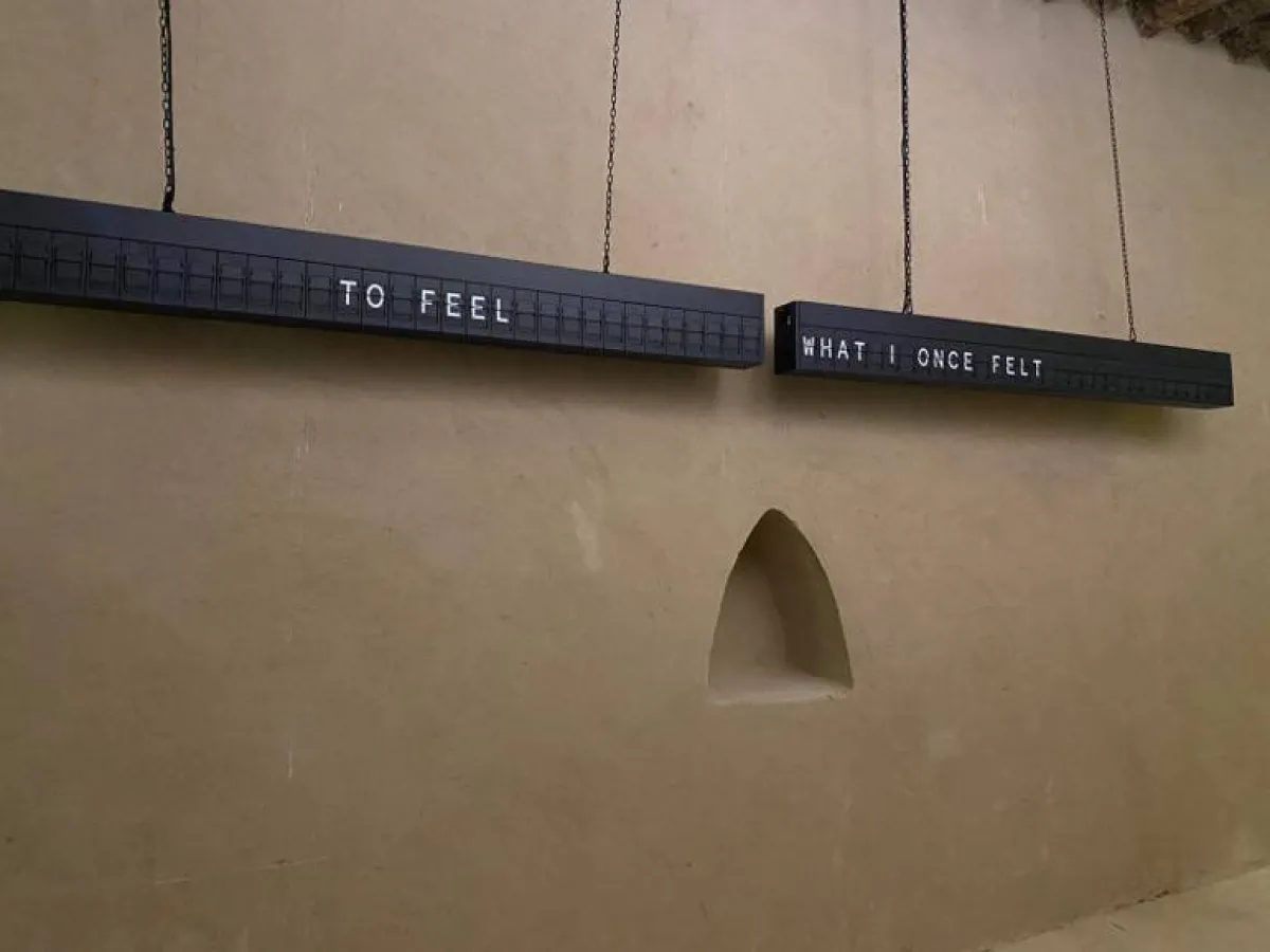 لازالوا لا يعلمون بما أحلم للفنانة شيلبا غوبتا _الصورة مقدمة من فن أبوظبي