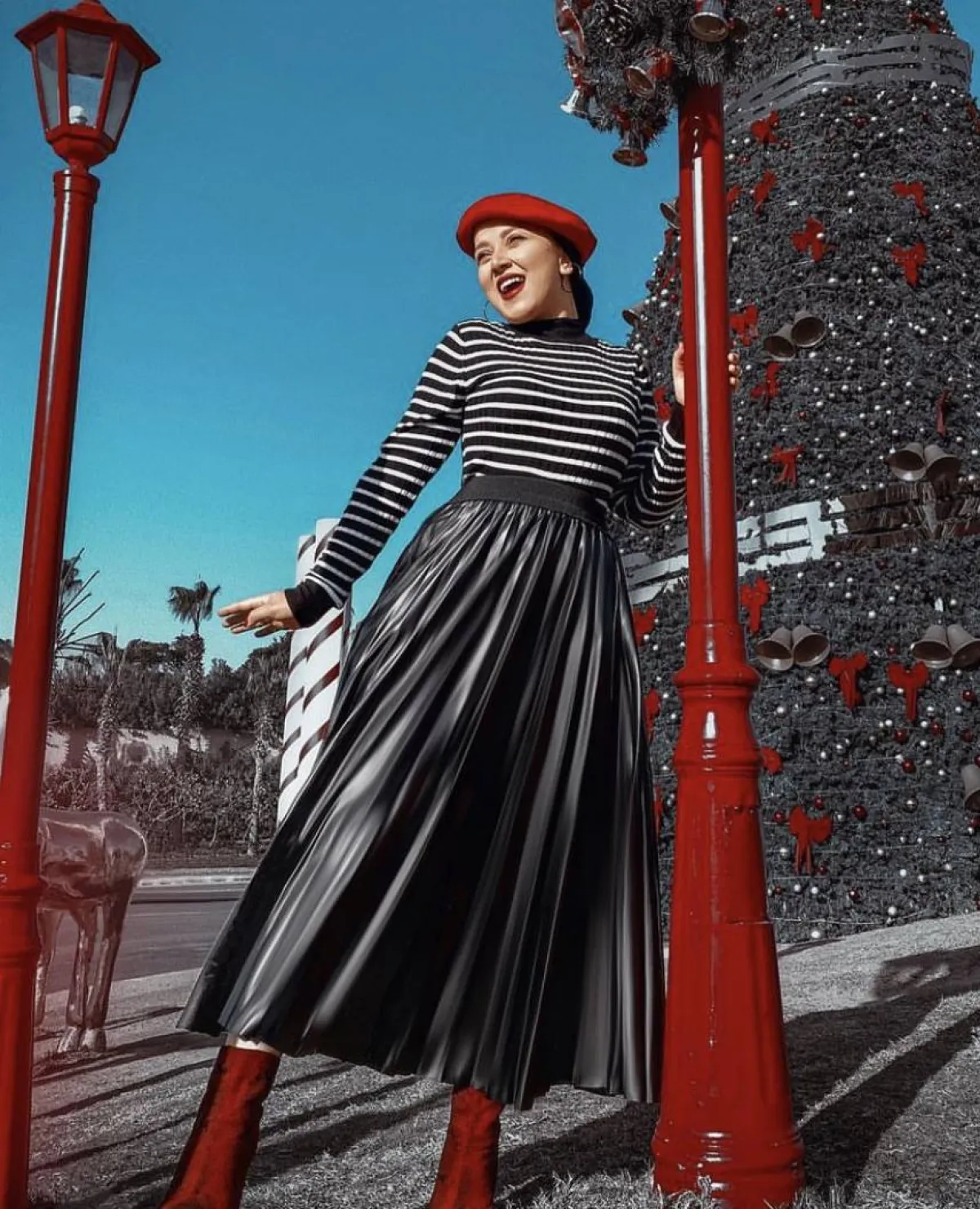 بطوطة نصر باطلالة كلاسيكية