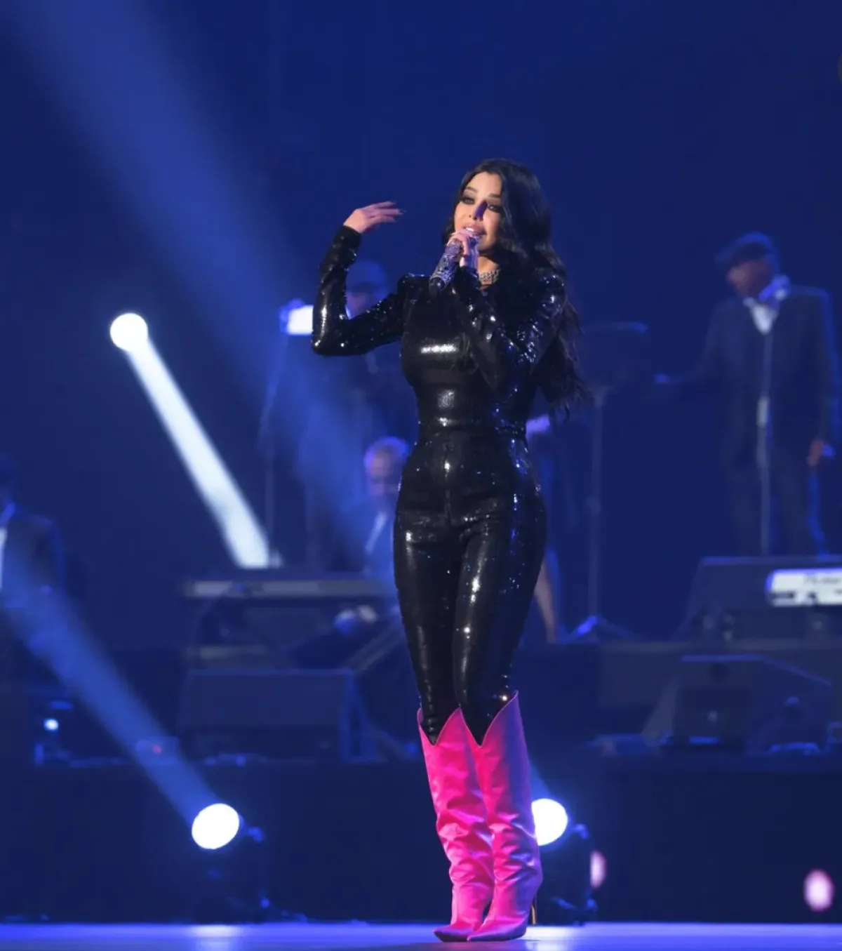 هيفاء وهبي في الرياض - الصورة من حسابها على الانستجرام 