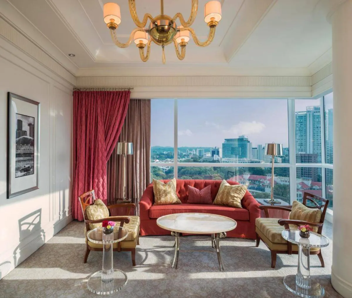 إطلالات جذابة من غرف فندق سانت ريجيس سنغافورة