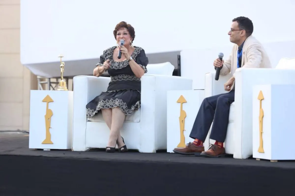 ندوة تكريم لبلبة - الصورة من المركز الإعلامي لمهرجان القاهرة