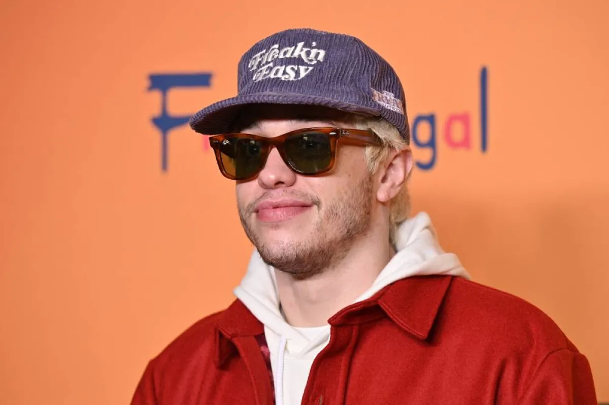 US actor-comedian Pete Davidson arrives for Tubi's "The Freak Brothers" experience at Fred Segal in Los Angeles on December 6, 2021. Robyn Beck / AFP