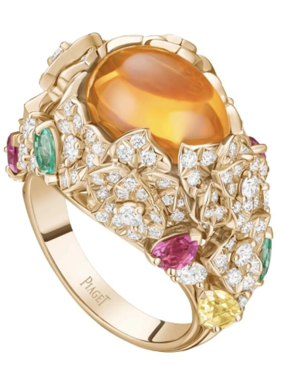 خاتم الوردة من بياجيه Piaget
