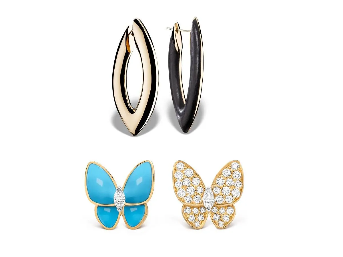 لإطلالة عصرية.. تزيني بأجمل ما قدمته الدور العالمية من أقراط غير متماثلة في خريف 2022