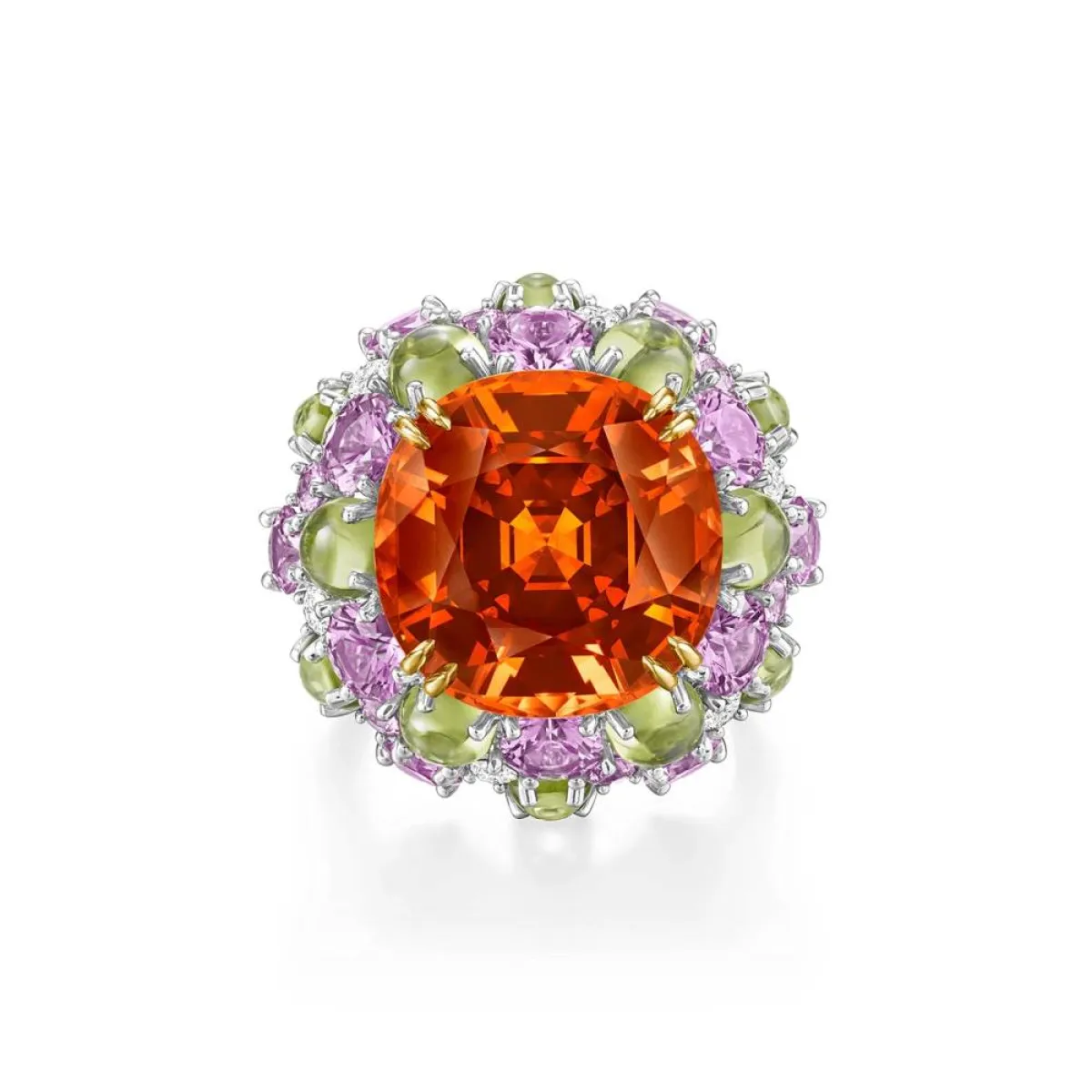 خاتم Winston Candy Spessartite Garnet من هاري وينستون Harry Winston