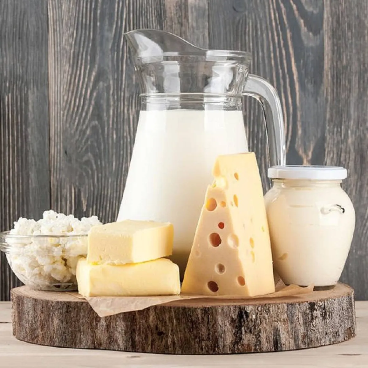 صورة لمنتجات الألبان