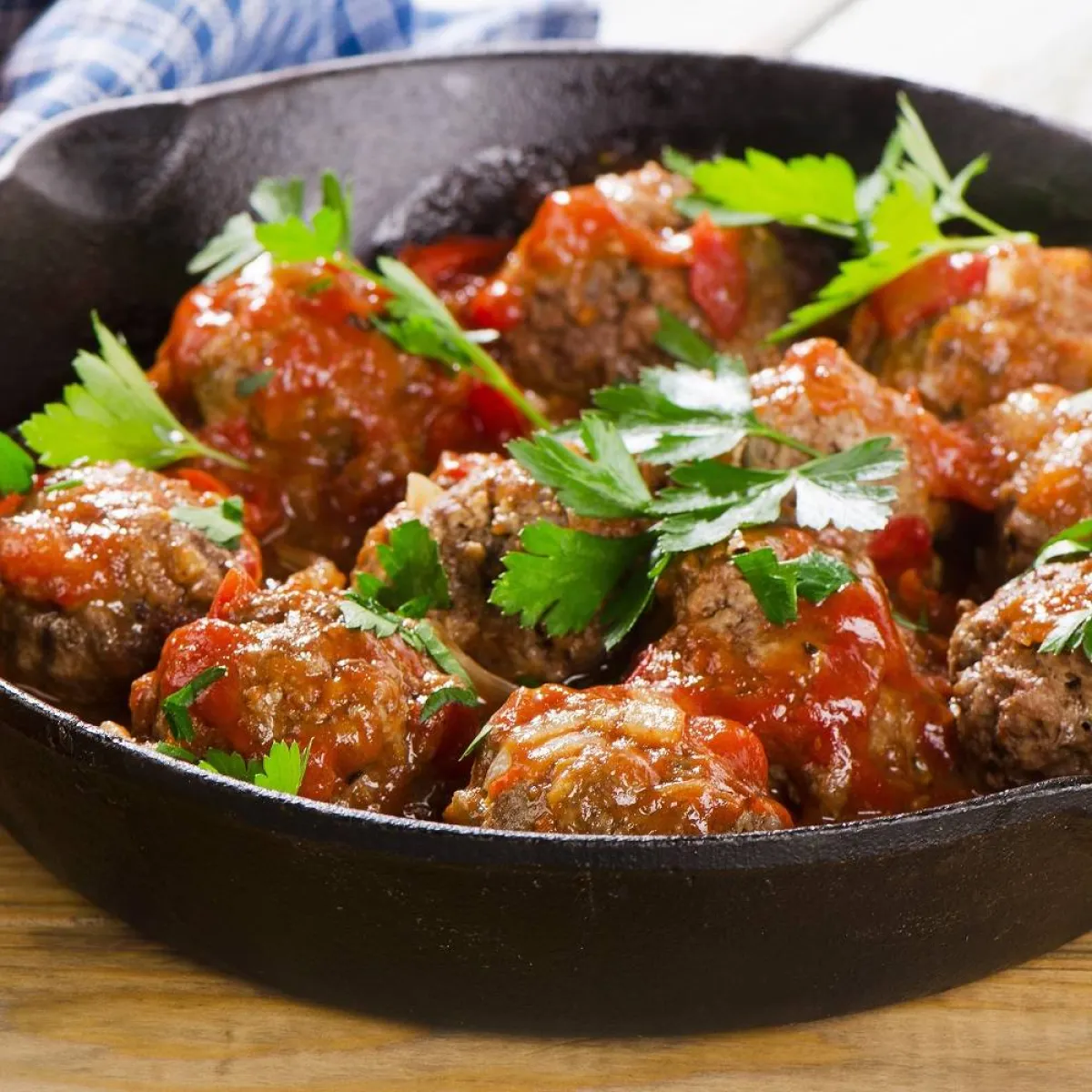 صورة لكرات اللحم الشهية