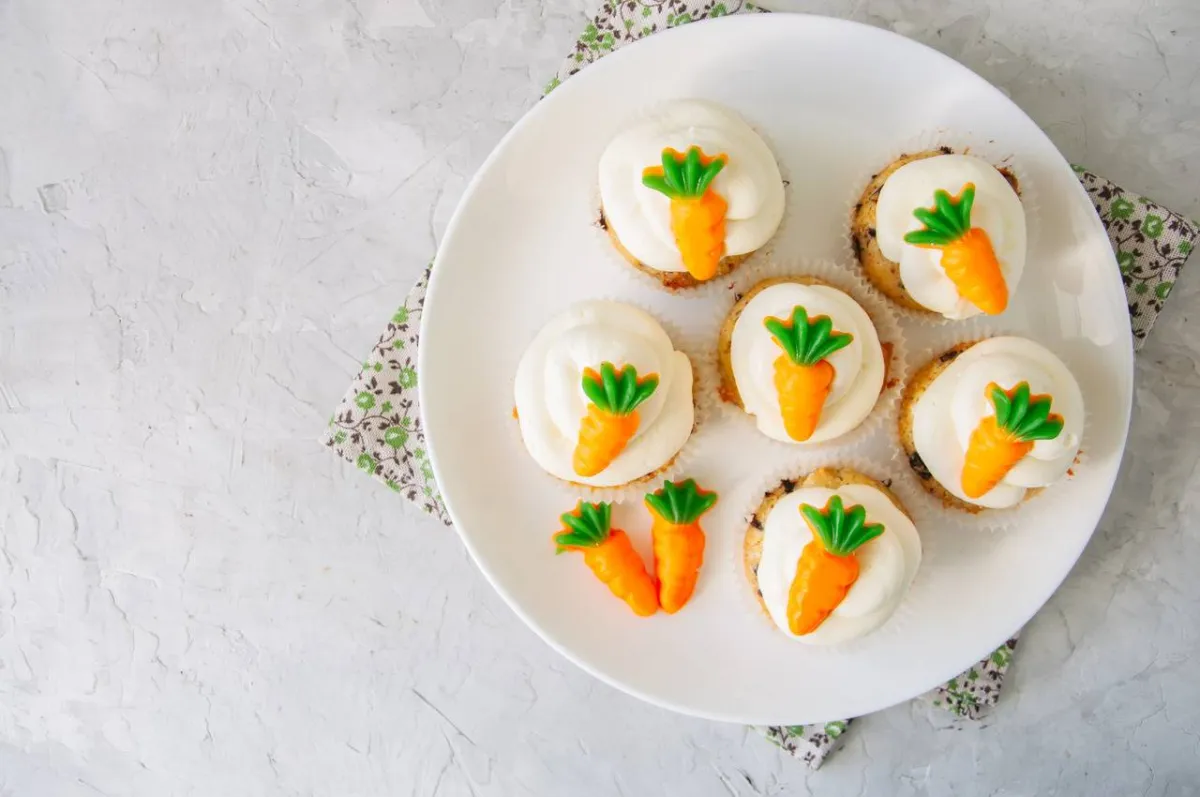 صورة كب كيك الجزر