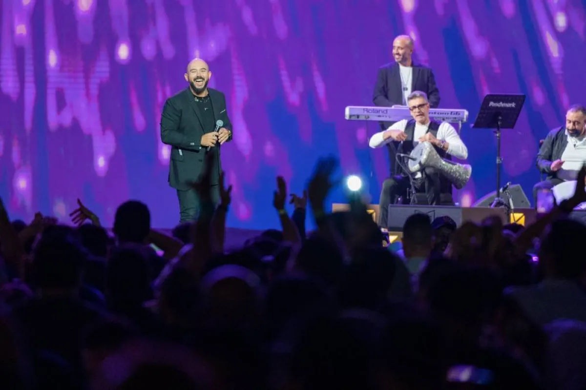 محمود العسيلي - الصورة من حساب بنش مارك على تويتر